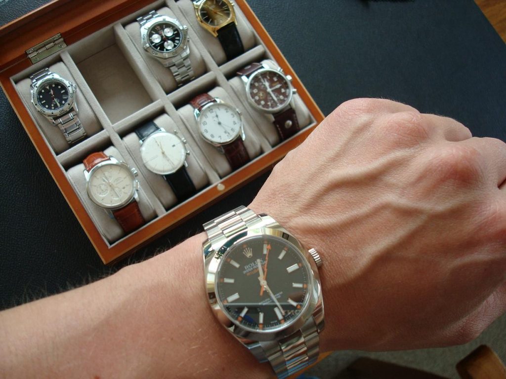 rolex on hand