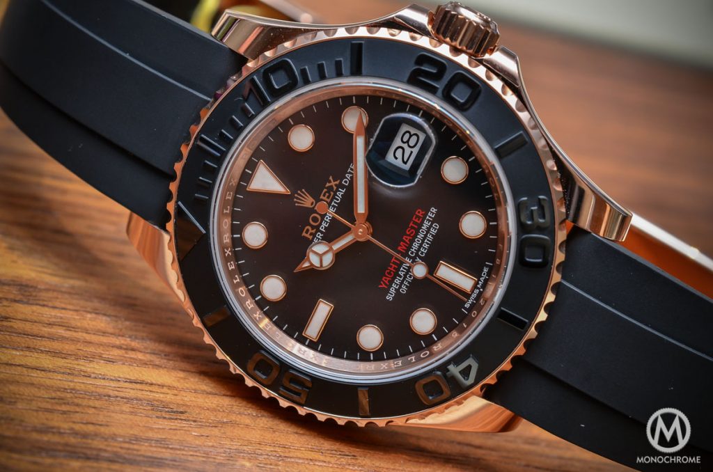 rolex yacht master ii rose gold price