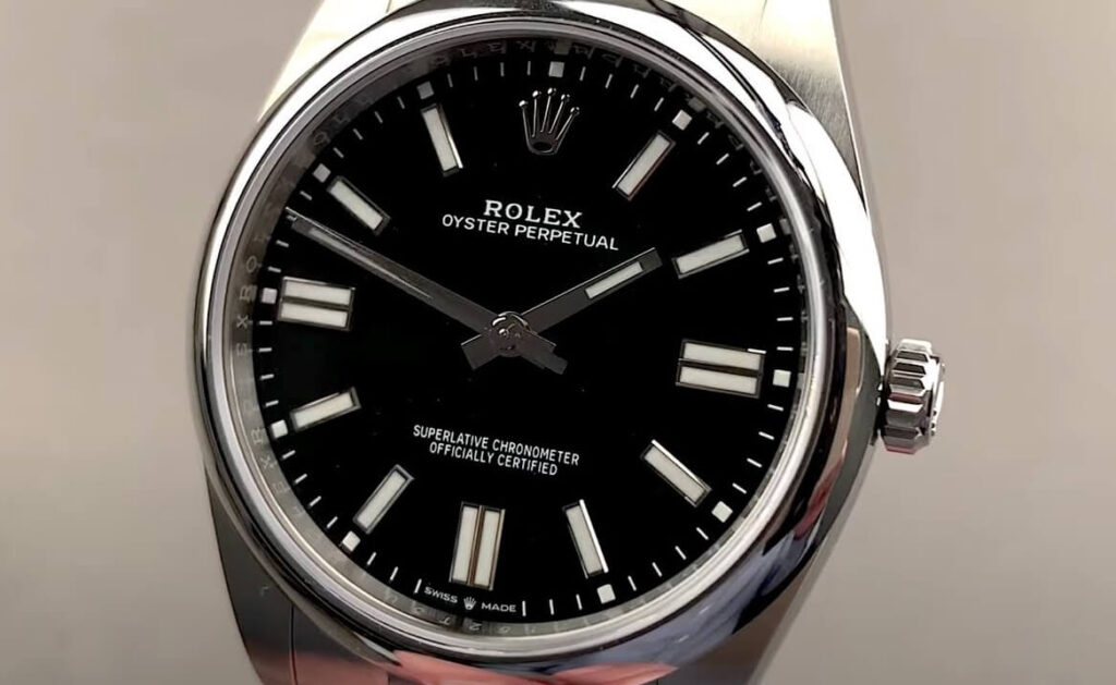 Fake Rolex Oyster Perpetual 41 124300 Black Dial